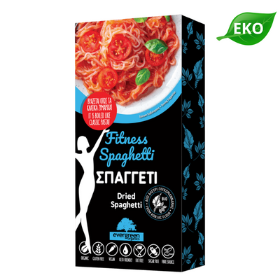 BIOAGROS Fitness Pasta Ekologisk Torkad Spaghetti av Konjacmjöl 80 g