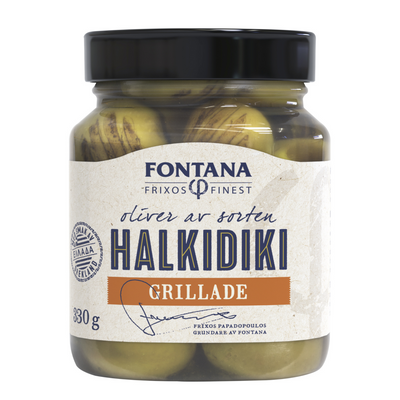 FONTANA Frixos Finest Grillade Halkidiki Urkärnade Oliver 330g