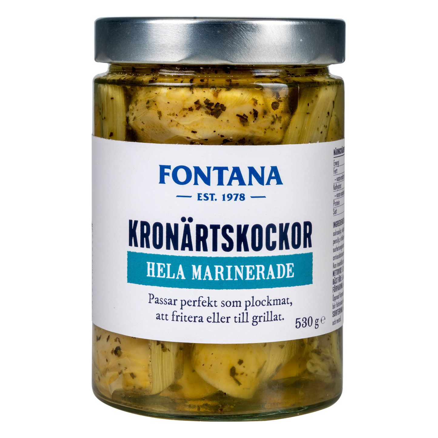 FONTANA Marinerade Hela Kronärtskockor 530g