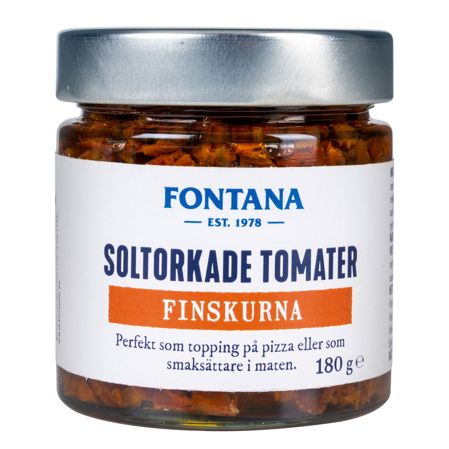 FONTANA Soltorkade Tomater Finskurna 180g
