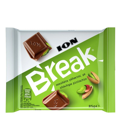 ION Break Mjölkchoklad med Pistasch 85 g