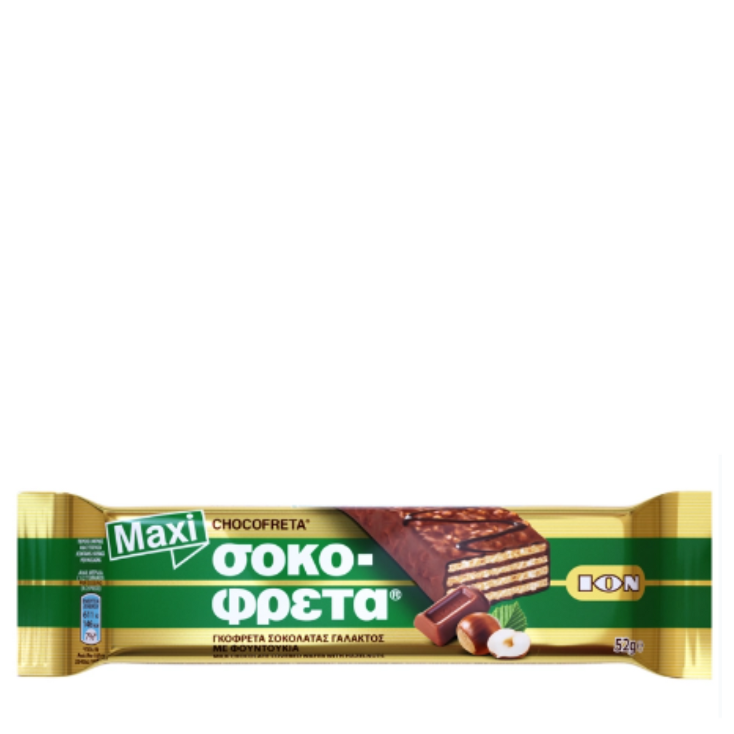 ION Sokofreta Kexchoklad med Hasselnöt 52 g