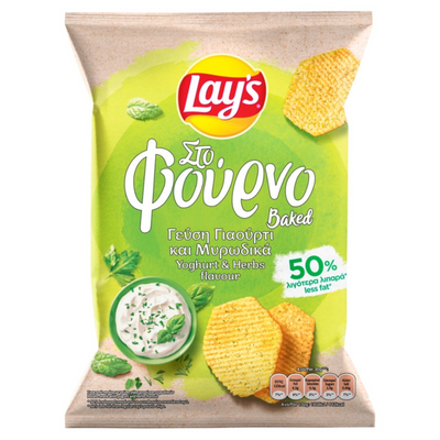 LAY'S Ugnsbakade Chips Yoghurt & Örter 105 g