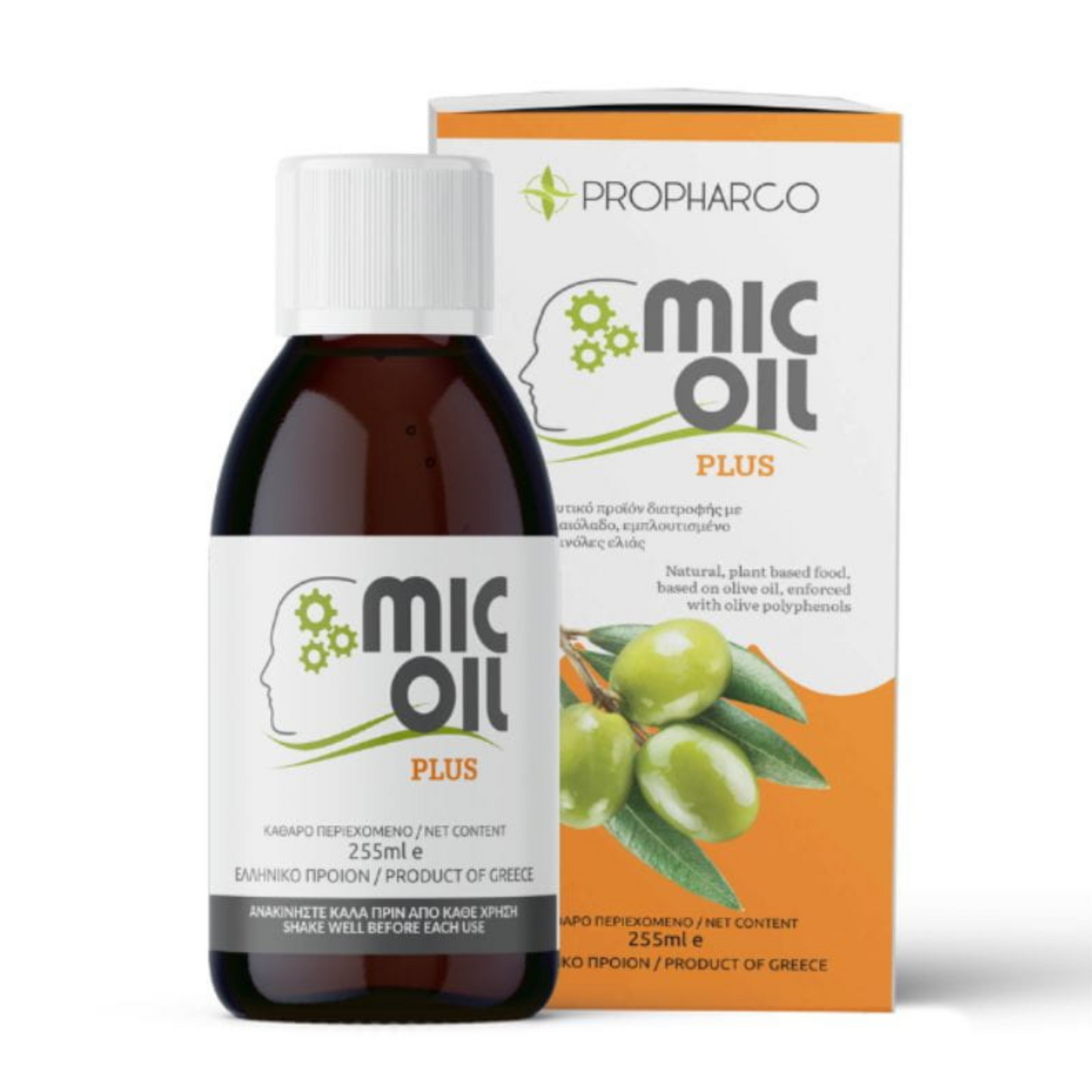 MICOIL PLUS Extra Virgin Olivolja med Hög Fenolhalt 255 ml