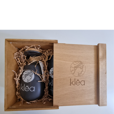 KLEA Grekisk Olivolja Koroneiki Presentbox i Trä