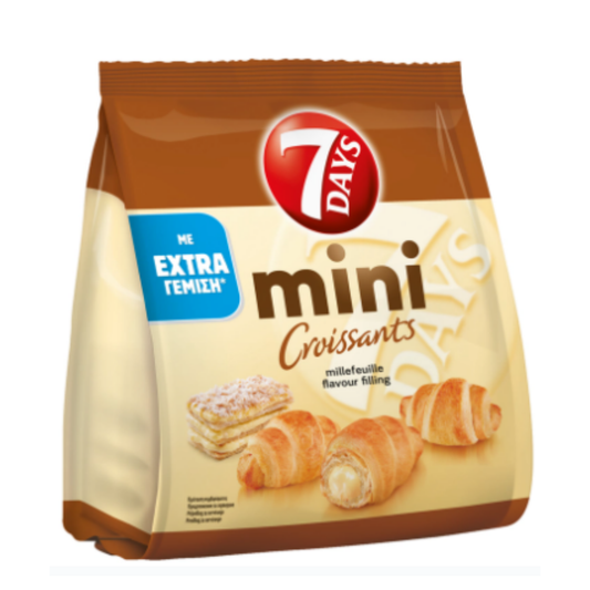 7 DAYS Mini Croissant med Millefeuille 103 g