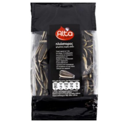 ALTA GUSTO Rostade & Osaltade Grekiska Solrosfrön 110 g