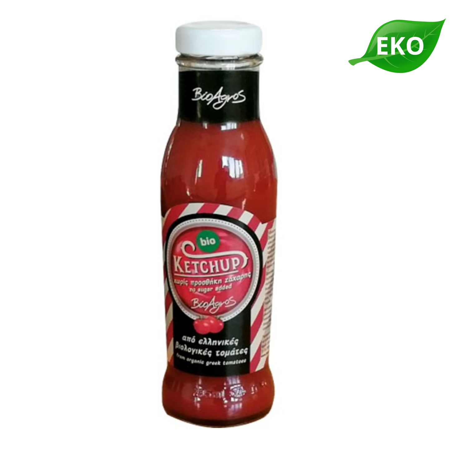 BIOAGROS Ekologisk Grekisk Ketchup utan tillsatt socker 320g