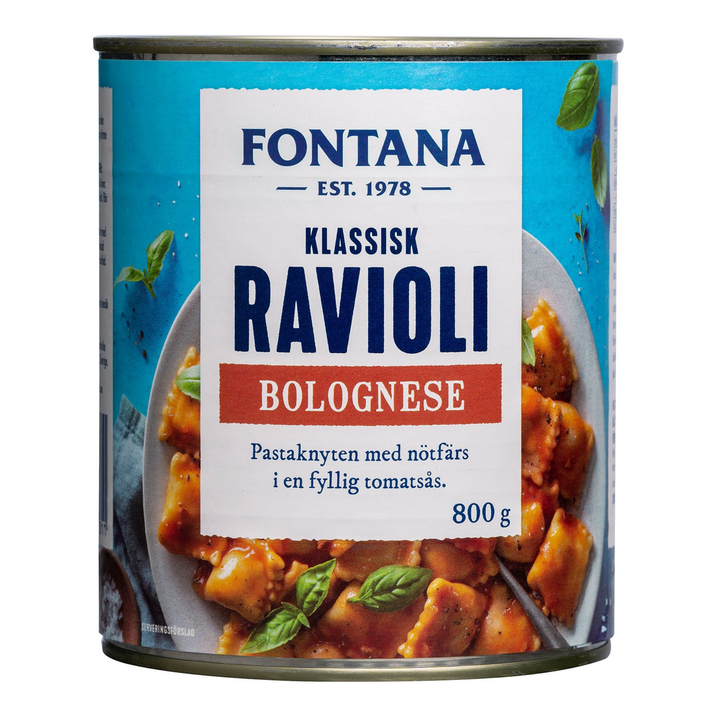 FONTANA Klassisk Ravioli Bolognese 800g