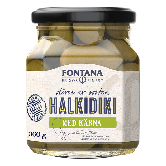 FONTANA Frixos Finest Grekiska Halkidiki Oliver 360g