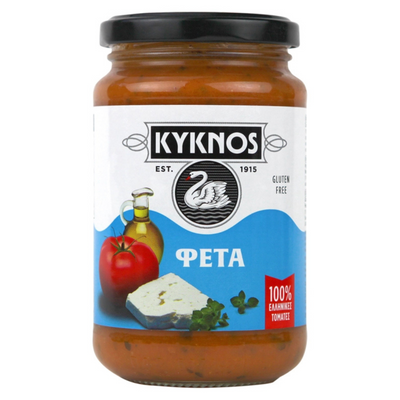 KYKNOS Grekisk Tomatsås med Feta & Oregano 350 g - Åter i lager 5 sep!