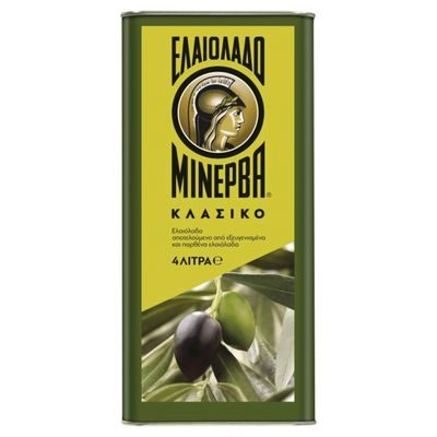 Minerva Klassisk Grekisk Olivolja 4 Liter - Åter i lager 5 sep!