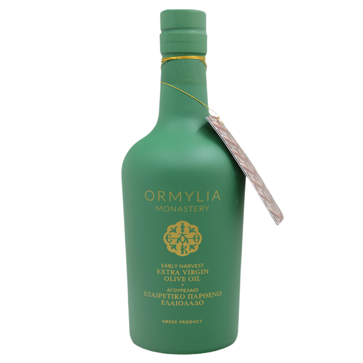 ORMYLIA Kloster Grekisk Tidig Skörd Agoureleo Extra Jungfruolivolja 500 ml