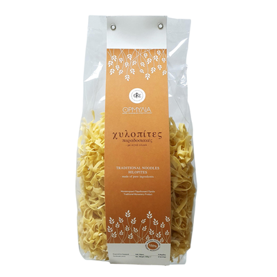 ORMYLIA Kloster Grekiska Handgjorda Hilopites - Äggpasta med Fårmjölk 500 g
