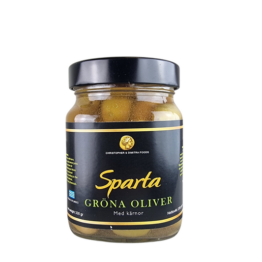 SPARTA Grekiska Gröna Oliver 330 g