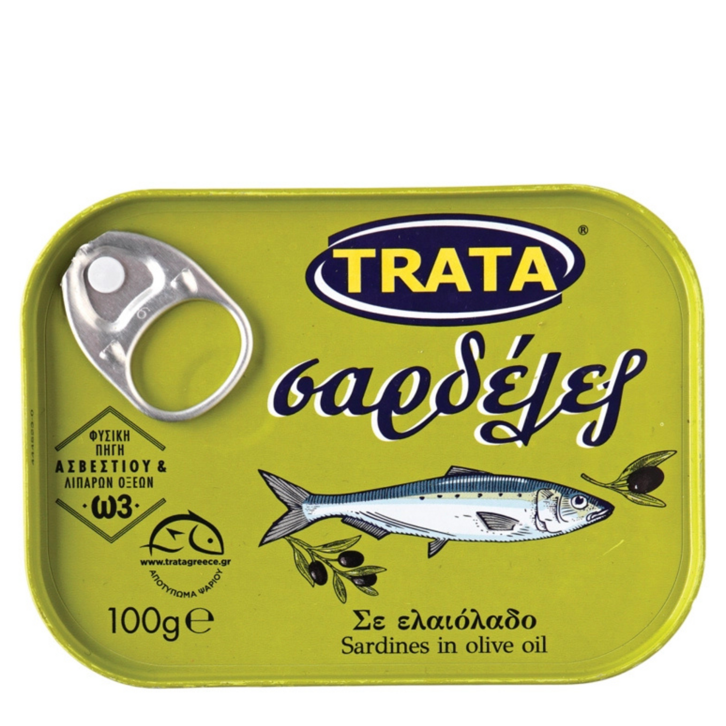 TRATA Grekiska Sardiner i Olivolja 100 g