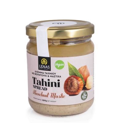 LENAS GOURMET Tahini med Hasselnöt & Mastic Chios utan tillsatt socker 190g